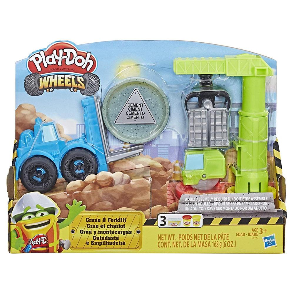 Play-Doh Wheels Crane And Forklift Construction Toy