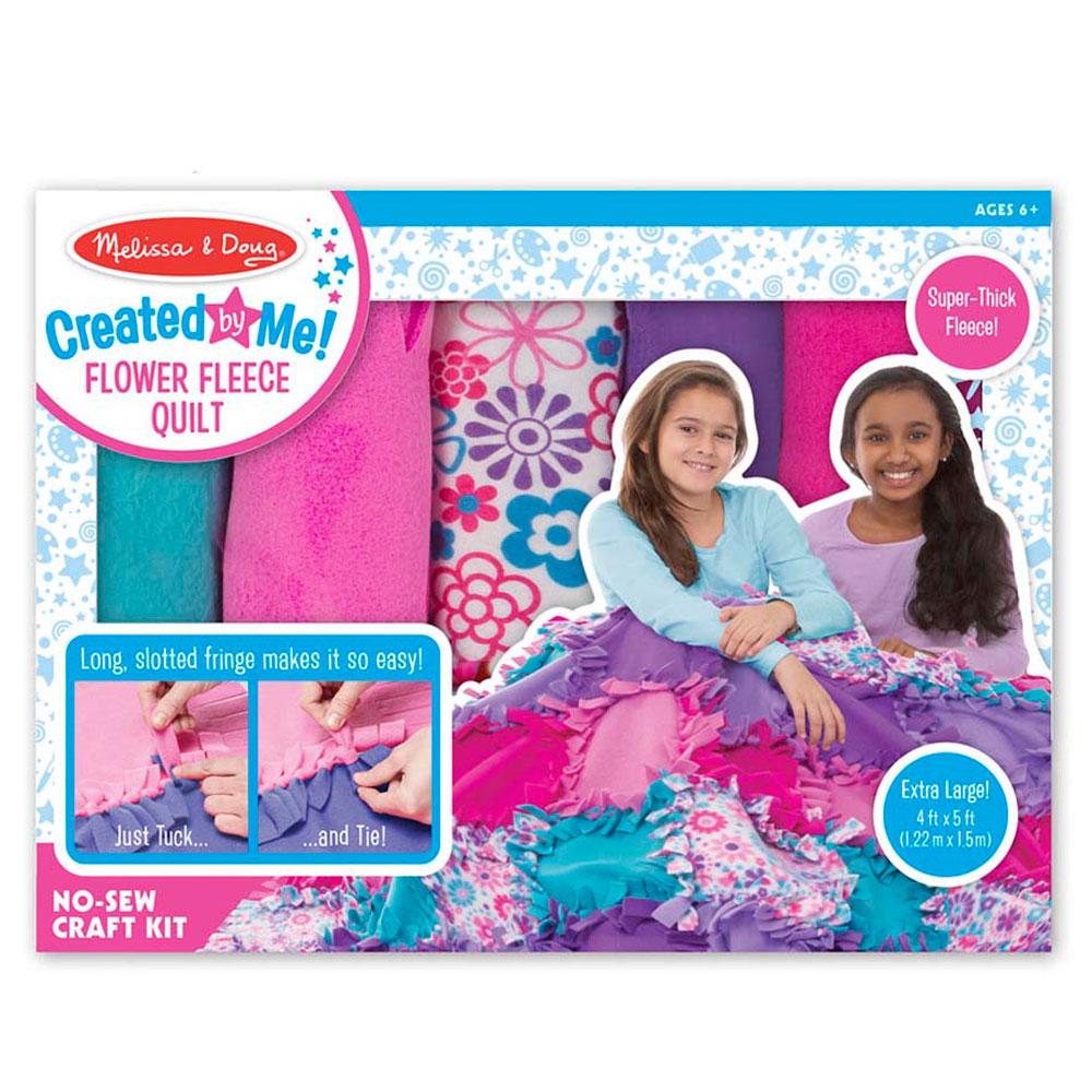 Melissa and Doug Created by Me - Flower Fleece Quilt
