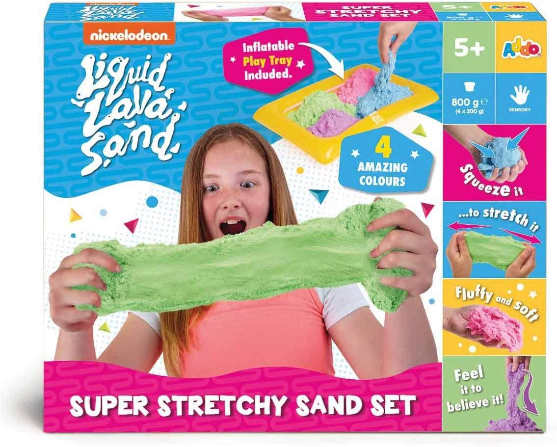 Nickelodeon Liquid Lava Sand Super Stretchy Set