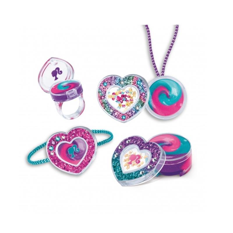 Barbie Sparkling Sweet Heart Lip Gloss Lockets