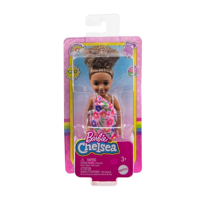 باربي - دمية كلوب تشيلسي فستان وردي