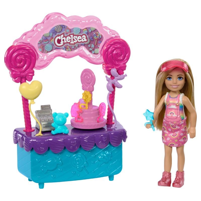 Barbie Chelsea Lollipop Candy Stand Playset.