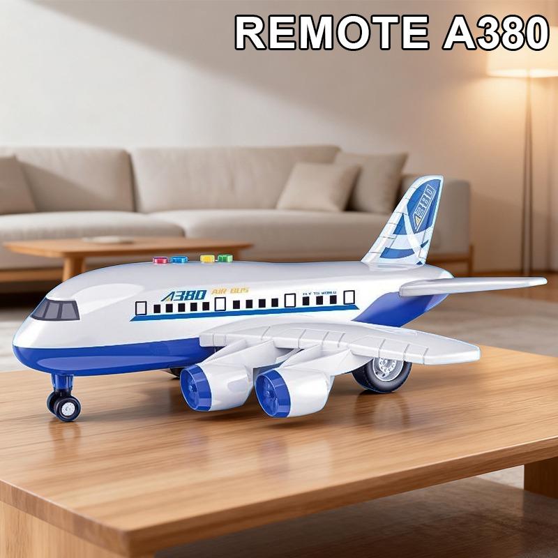 طائرة لعبة A380 بالتحكم عن بعد 4 قنوات أزرق