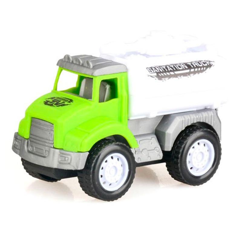 مجموعة شاحنة نقل السيارات - لون أخضر