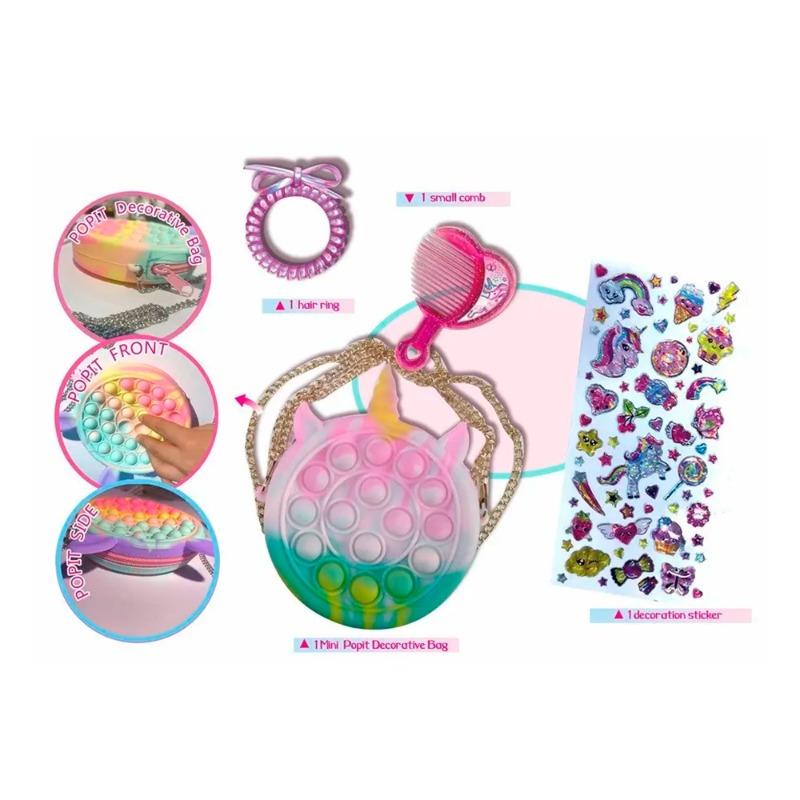 Pecoware Popit Decorative Bag And Headwear Suit