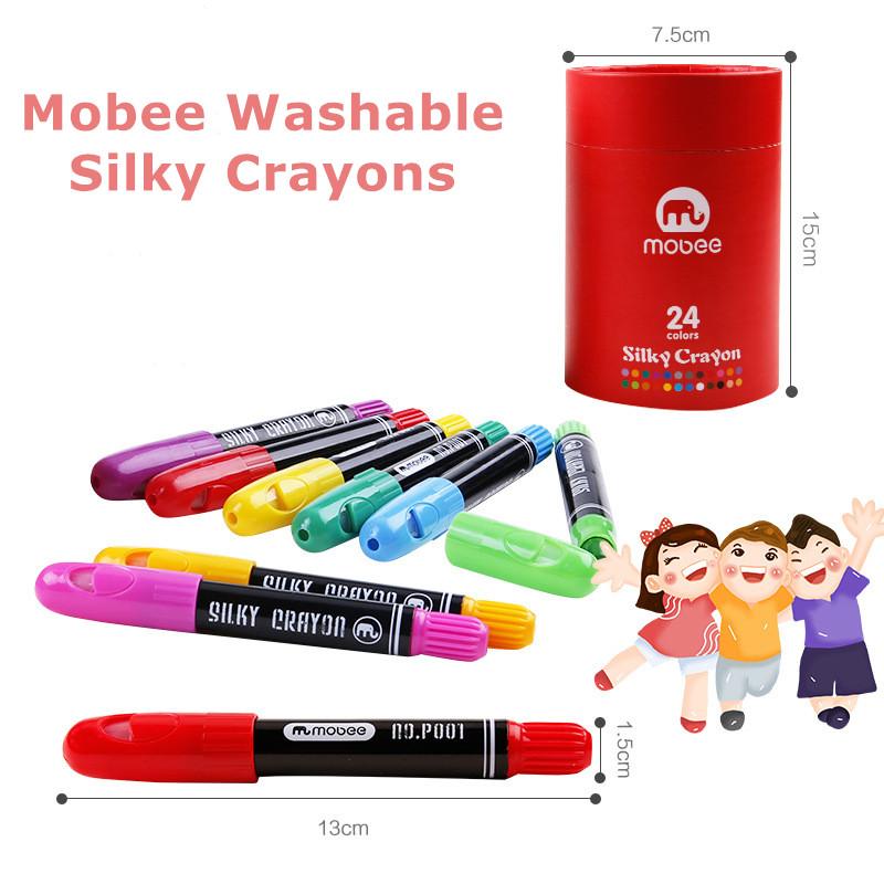 موبي - أقلام تلوين قابلة للغسل - 24 لون