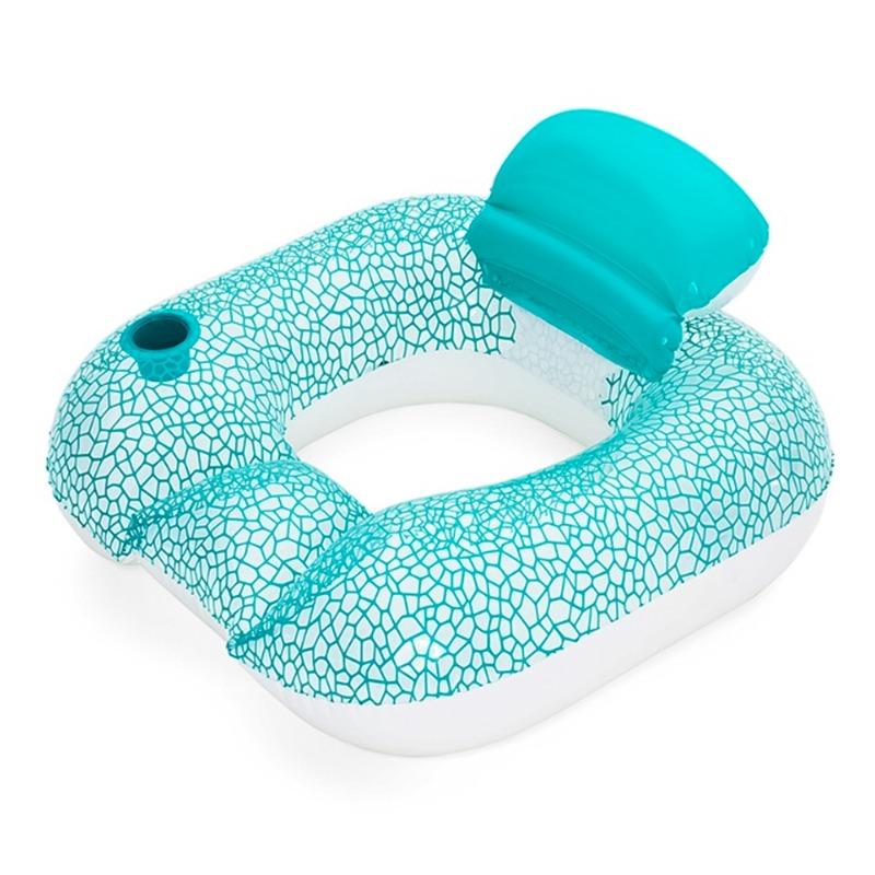 Bestway - Inflatable Swimming Float With Pillow - Blue