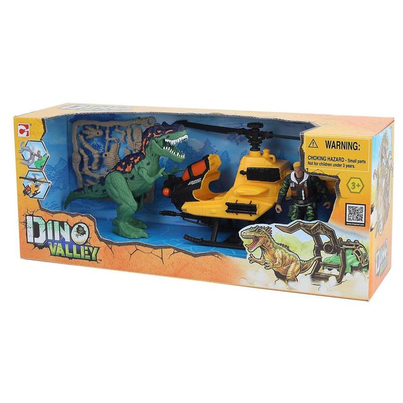 Dino Valley Catch Vehicle With Figure