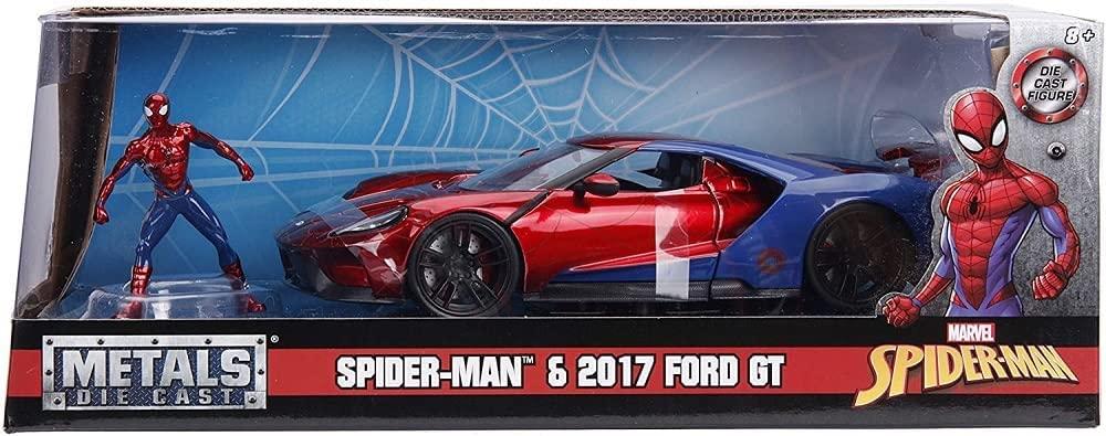 Marvel Avengers Ford GT 2017 With Spiderman Figure