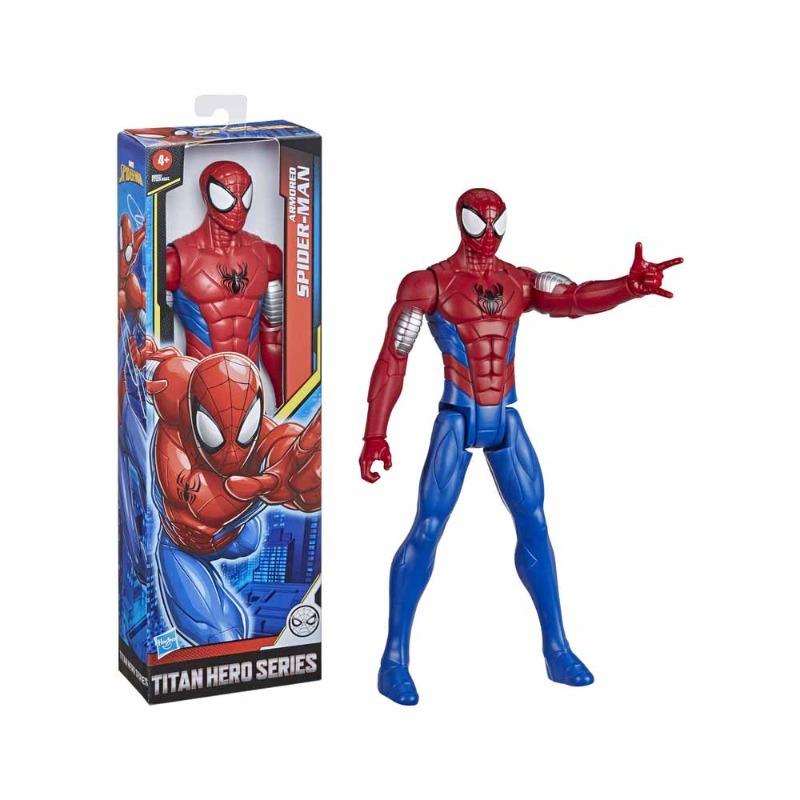 Spider-Man Titan Armored Figure 12 Inch - Poseable Action Toy