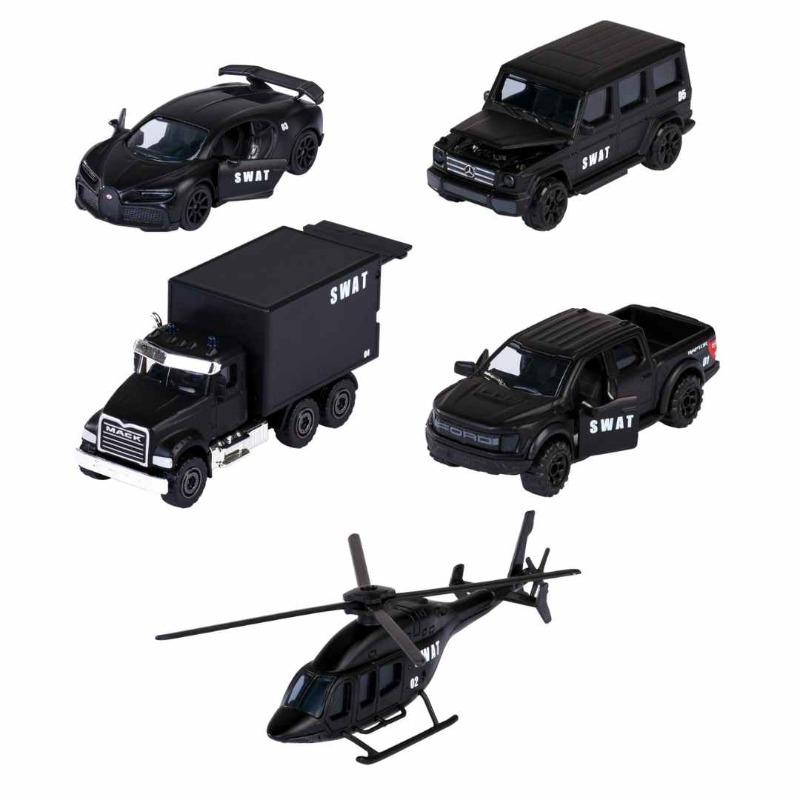 Majorette Swat Edition Series Vehicles - 5 Pcs