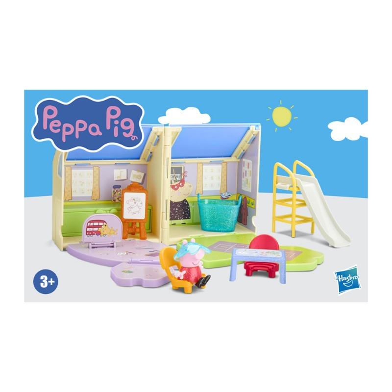 Peppa Pig Peppa's Pop-Open Playgroup Playset with Figure
