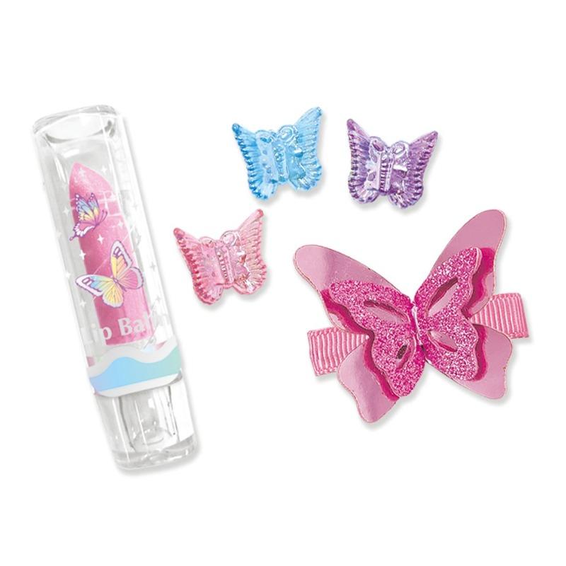 هوت فوكس - مجموعة مرطب الشفاه و أكسسوار الشعر تريندز بتصميم الفراشة