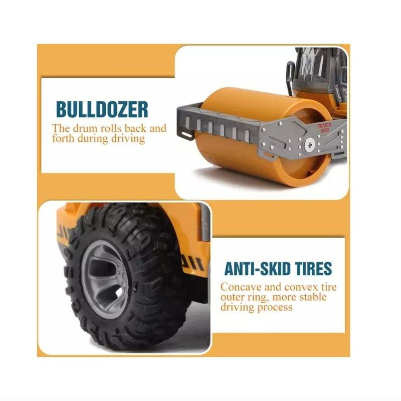 Road Roller Engineering Vehicle With Remote Control