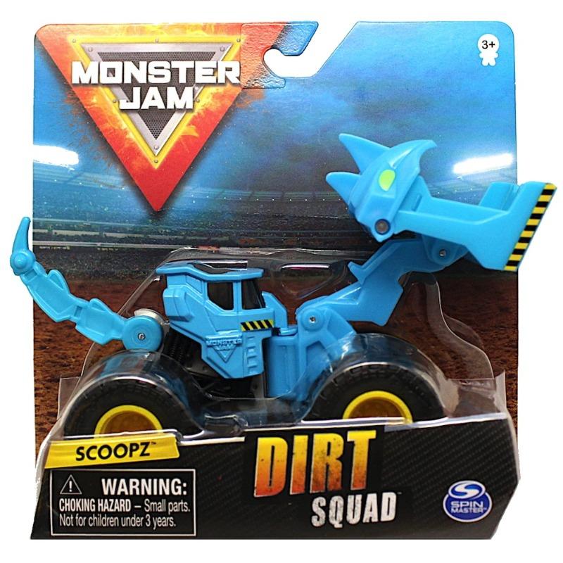 Monster Jam Digger Scoopz Blue Dirt Squad
