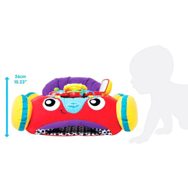 السيارة المضيئة والموسيقية للمواليد - أحمر