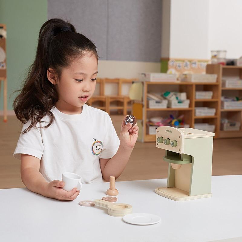 VIGA PolarB Wood Coffee Machine with Accessories