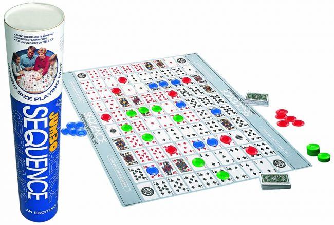 Jumbo Sequence Tube Set and The Sequence Game Rolit Bundle