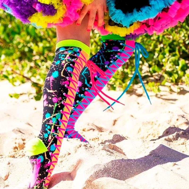 Madmia Color Run Socks With Strings