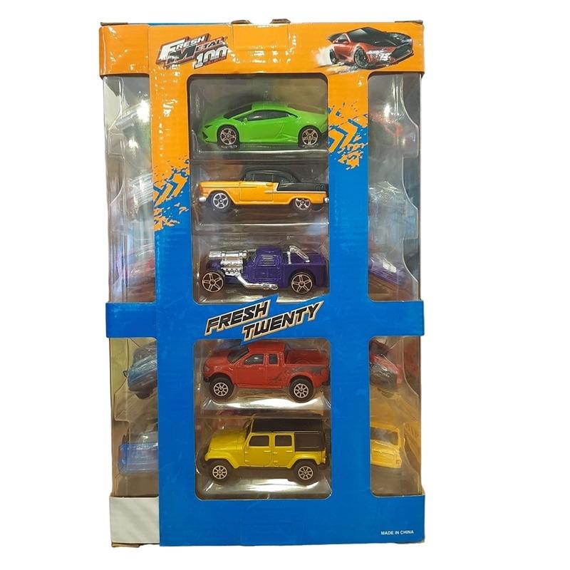 Maisto Fresh Metal 20 Pcs Vehicle Pack - Multi shapes