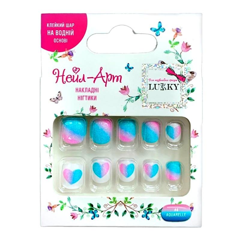 Lukky Nail Art Press On Aquarelle