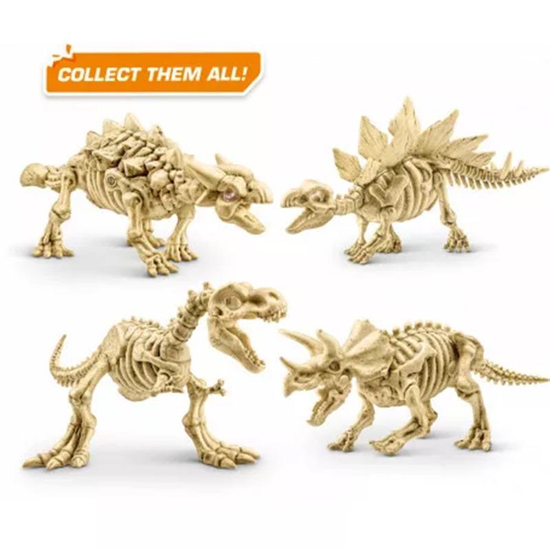Robo Alive Light-Up Dinosaur Fossil Amber Adventure Playset
