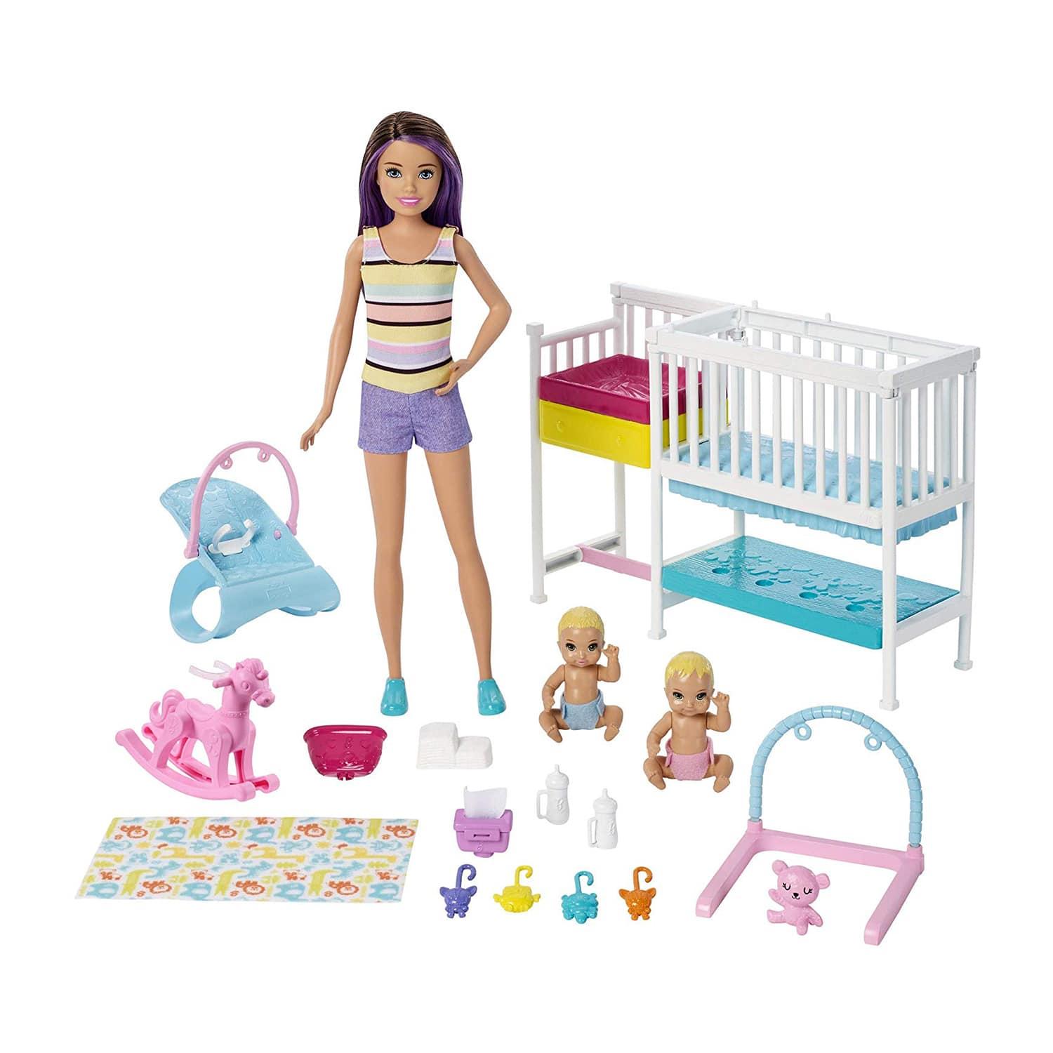 Barbie Skipper Babysitters And Nursery Playset