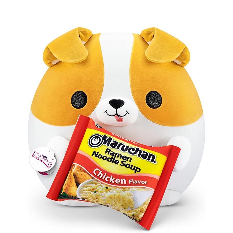 سناكيلز ميديم - دمية حيوان الكورجي يحمل عبوة نودلز