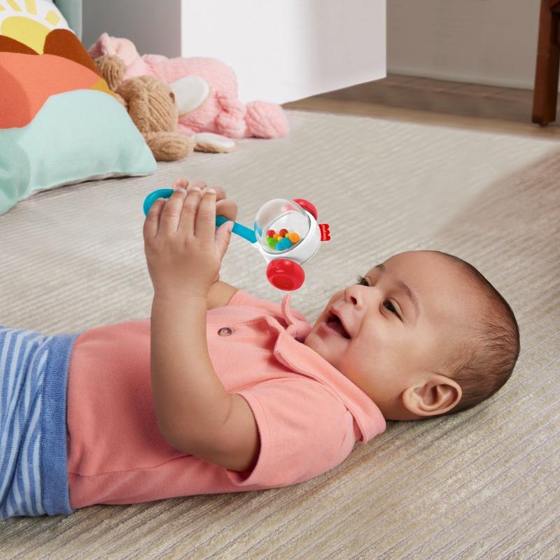 Fisher-Price Newborn Classics 2-Pack Rattle & Teether Set – Sensory Development Toys