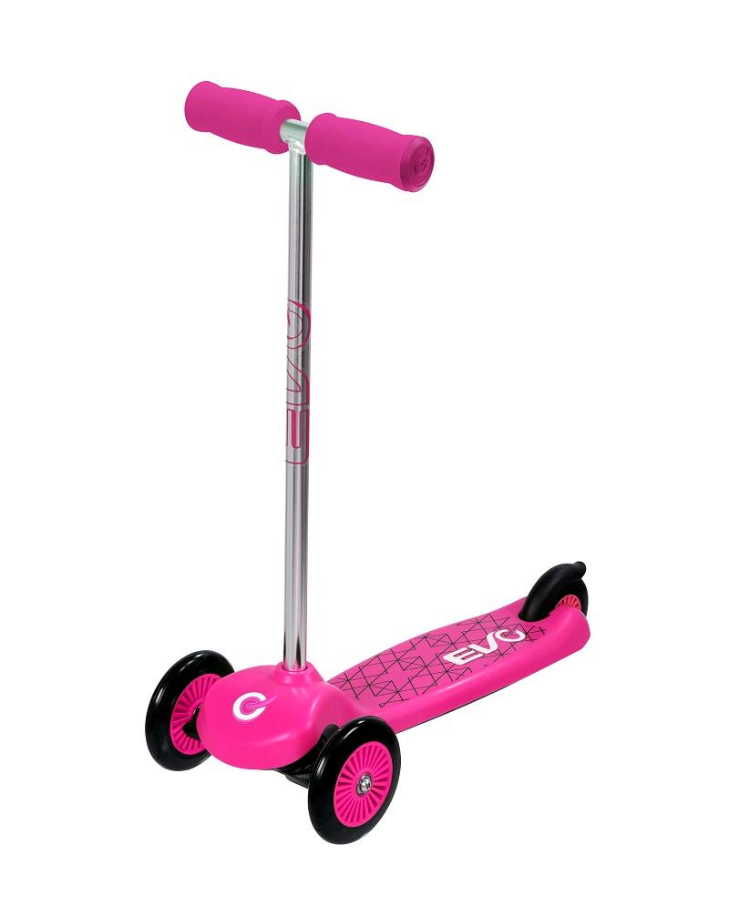 سكوتر إيفو ثلاثي العجلات - وردي