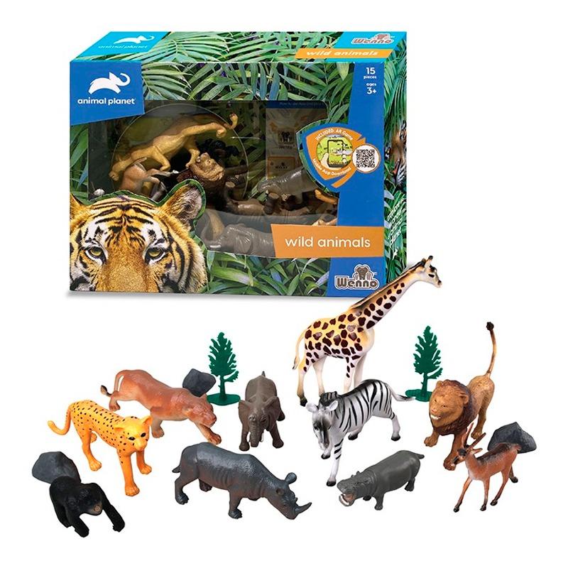 Wenno Wild Animal Toy - 15 Pcs