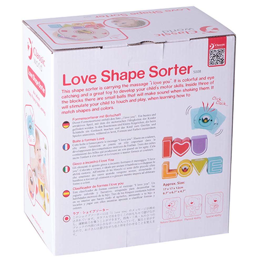 Classic World - Love Shape Sorter