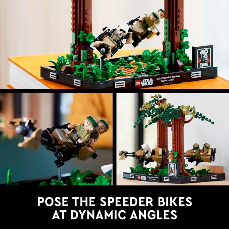 LEGO Endor Speeder Chase Diorama 75353