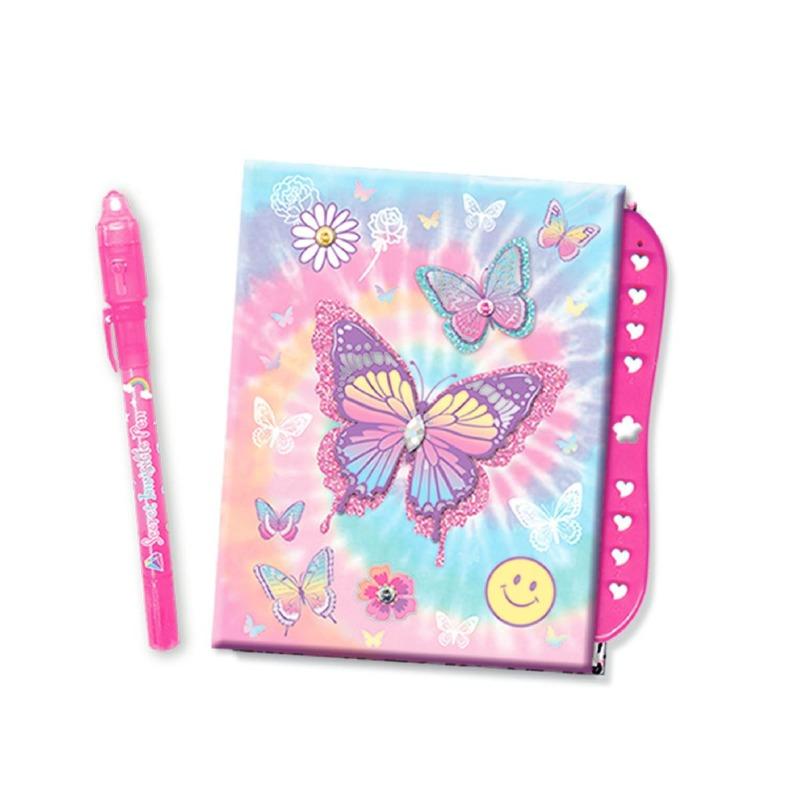Hot Focus Butterfly Secret Message Set With Journal And Pen