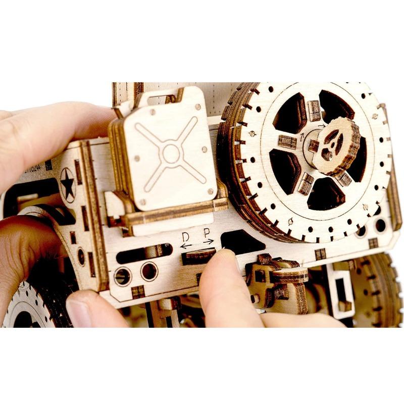 Wooden City Jeep 3D Puzzle