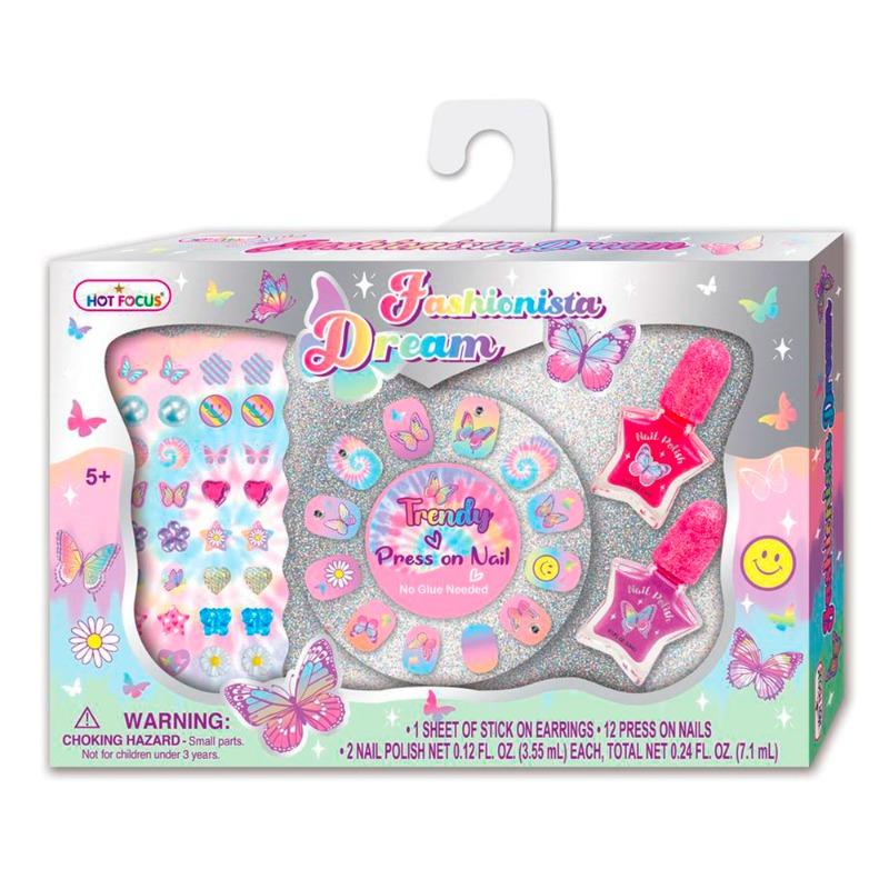 هوت فوكس - مجموعة تزيين الأظافر باترفلاي فاشونيستا دريم