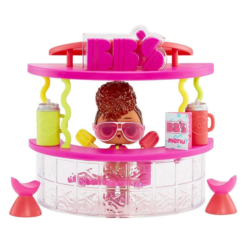 لول سربرايز - فرنيتشر بلاي ست سناك بار مع دمية