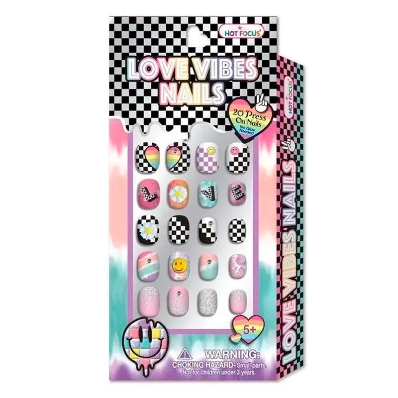 Hot Focus Love Vibes Nails
