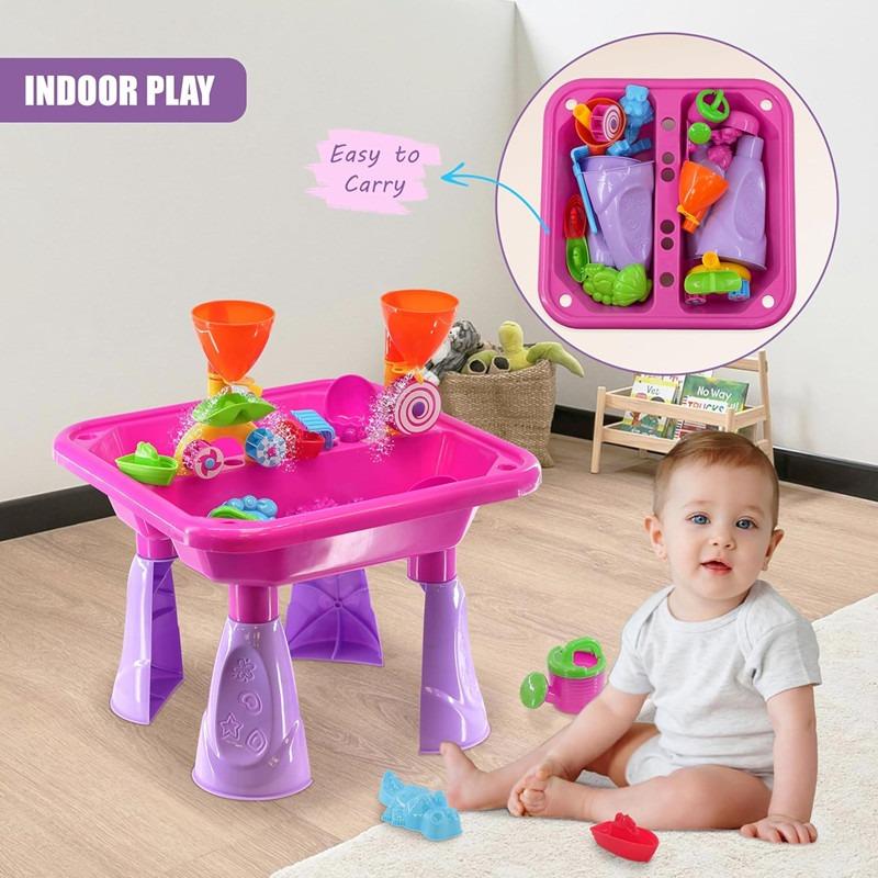 Hualian Sand and Water Table Set - Pink