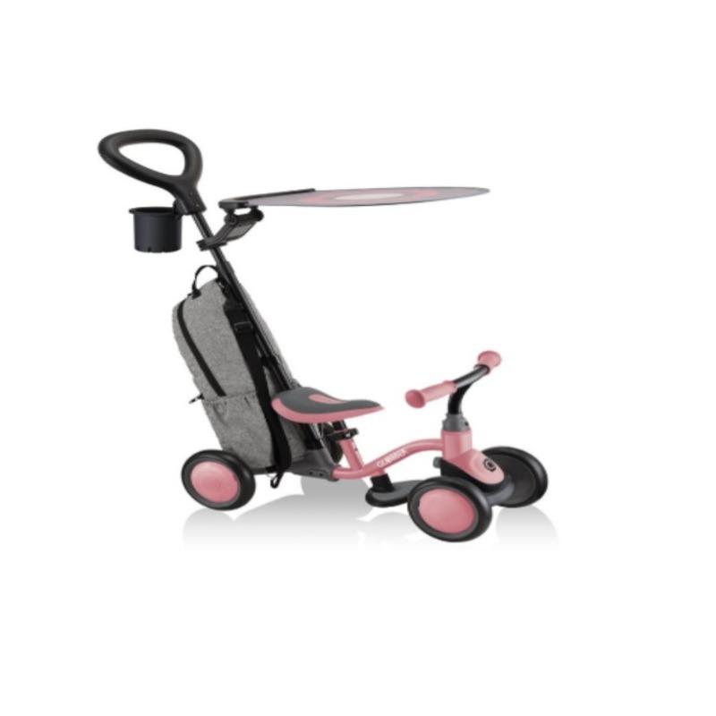 Globber Learning Bike 3in1 Deluxe Deep Pastel Pink