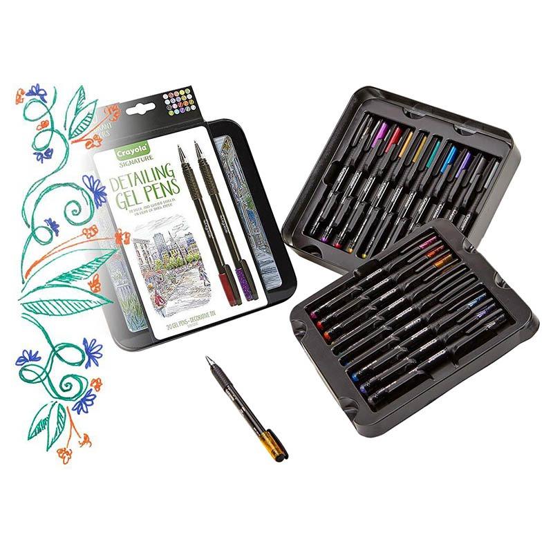 Crayola Signature Detailing Gel Pens - 20 Pcs