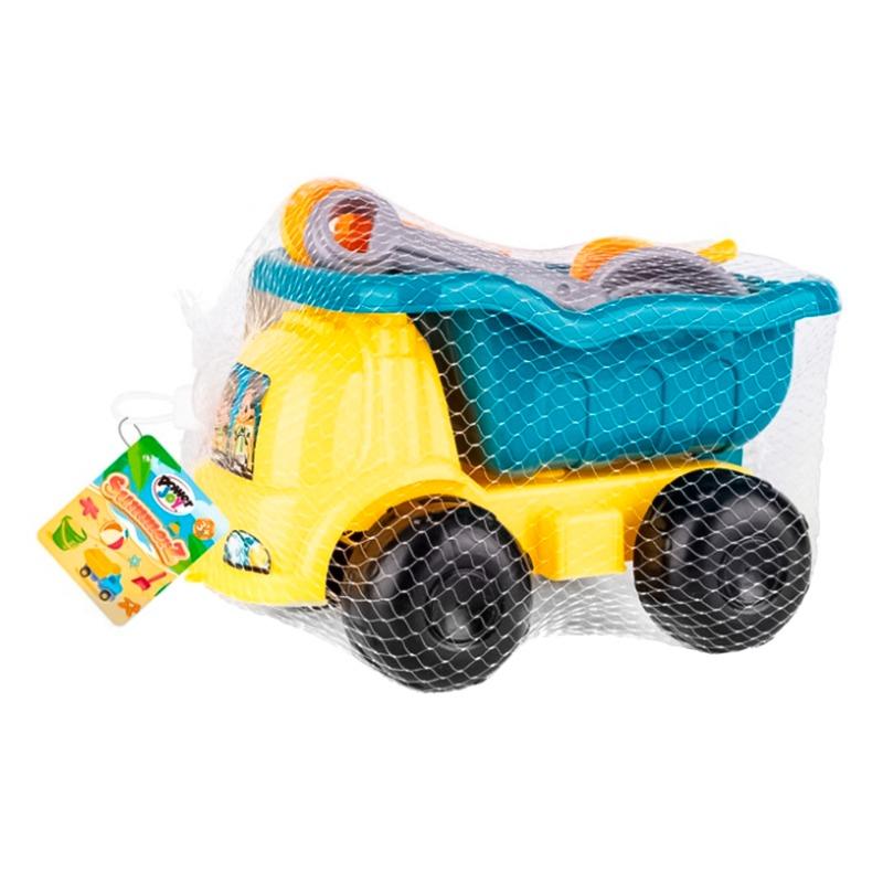 باور جوي - مجموعة لعب شاحنة رمال الشاطئ 6 قطع متعدد الألوان