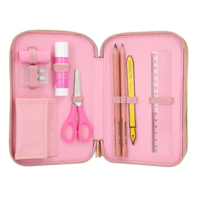 TOPModel Triple Pencil Case Glam