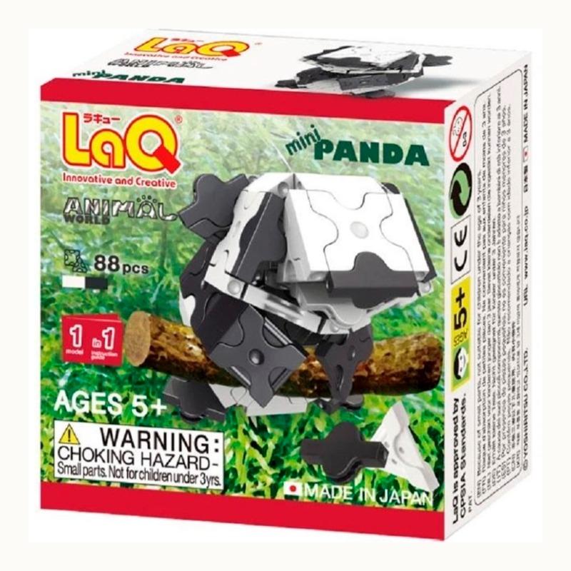 ال آند كيو - مجموعة البناء انيمالز وورلد تركيب ميني باندا - 88 قطعة