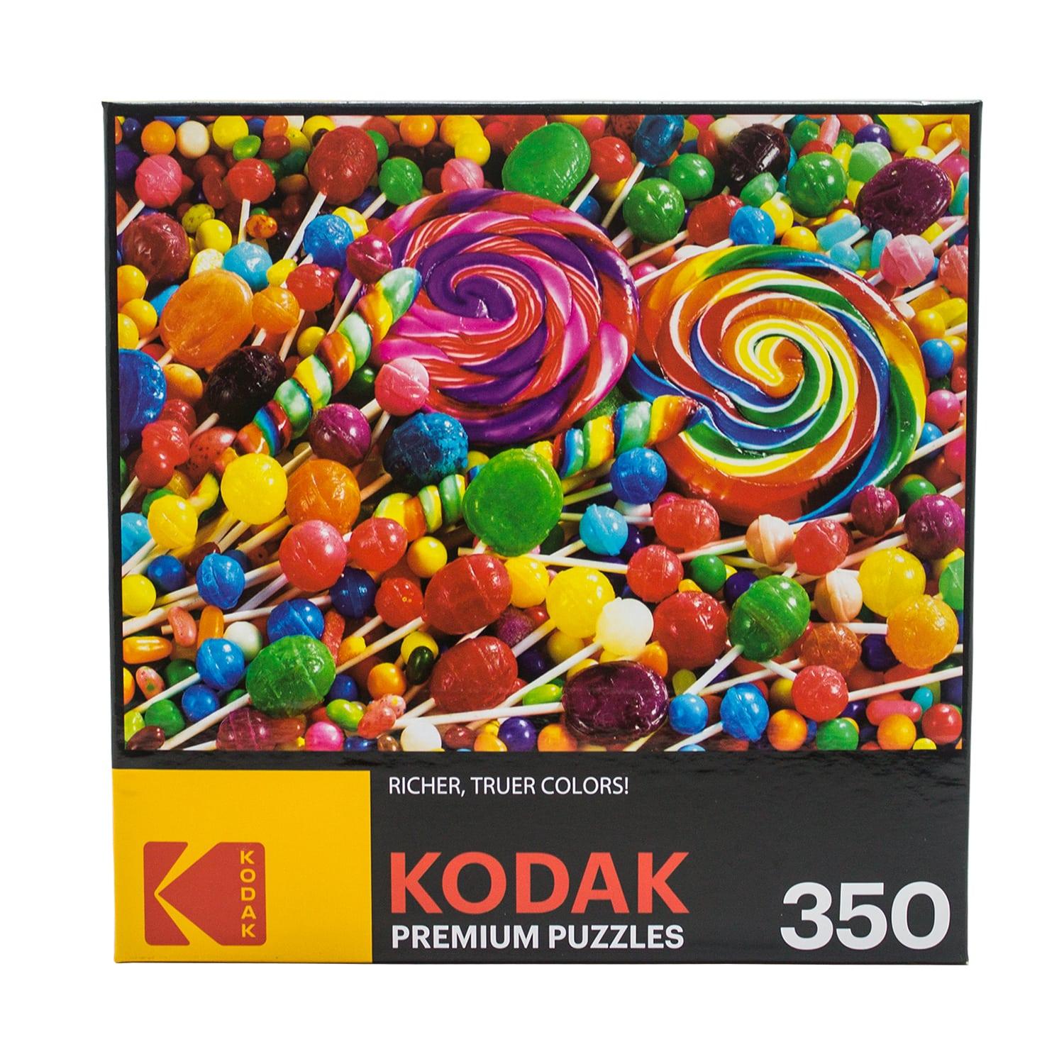 Kodak Premium Puzzles Colorful Lollipop Swirls 350 Pcs