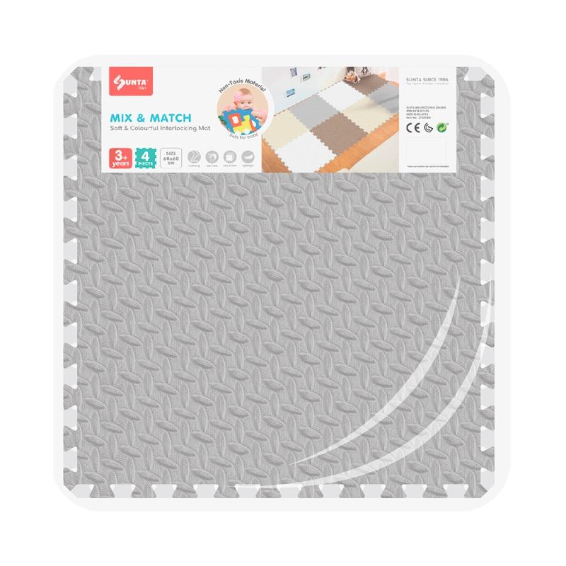 Sunta Plain Puzzle 4pcs - Grey/White