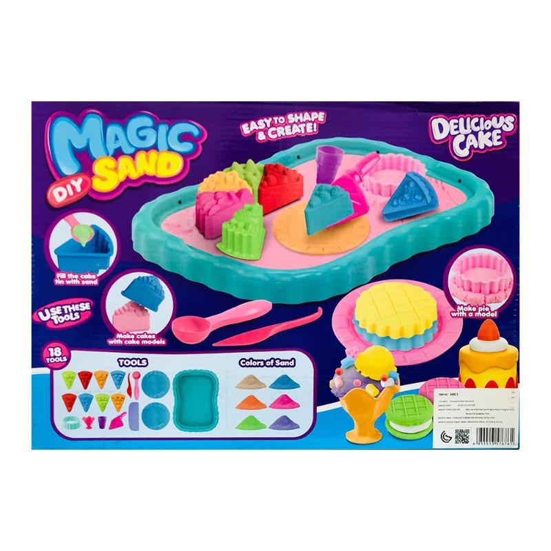 Magic Sand Diy Delicious Cake Play Set
