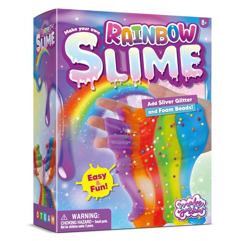واو تويز - مجموعة صناعة سلايم قوس قزح للاطفال
