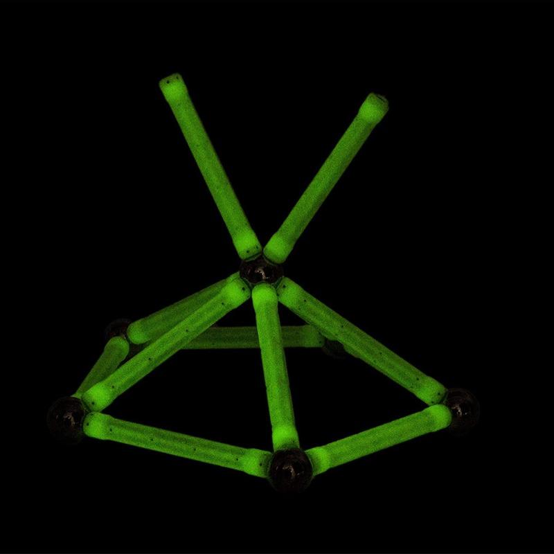 جيوماج - مجموعة بناء الكتل المغناطيسية المتوهجة - 30 قطعة