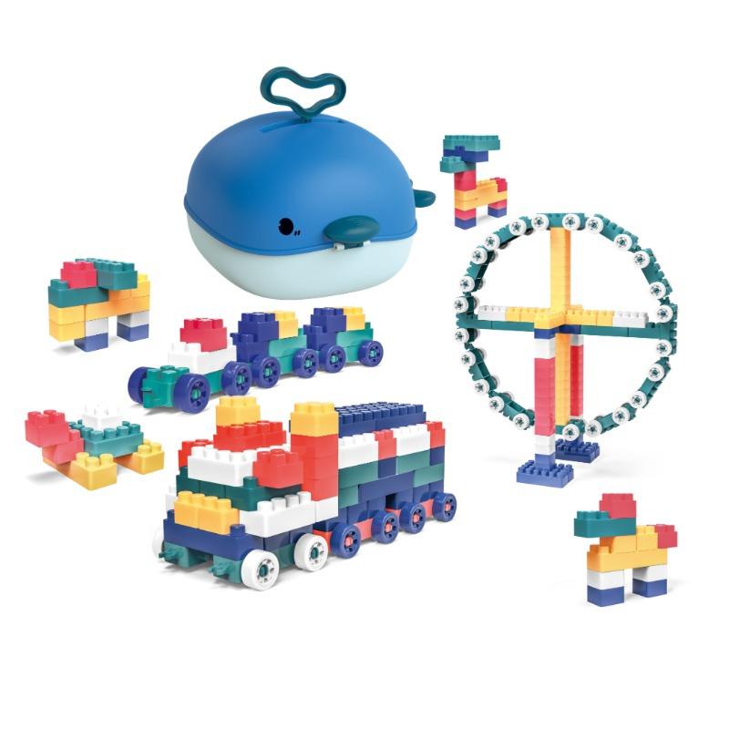 Building Blocks Set - Blue Whale